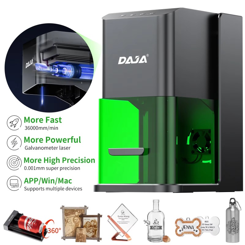 Portable Fully Enclosed Safe D - Laser Marking Machine recension och pris