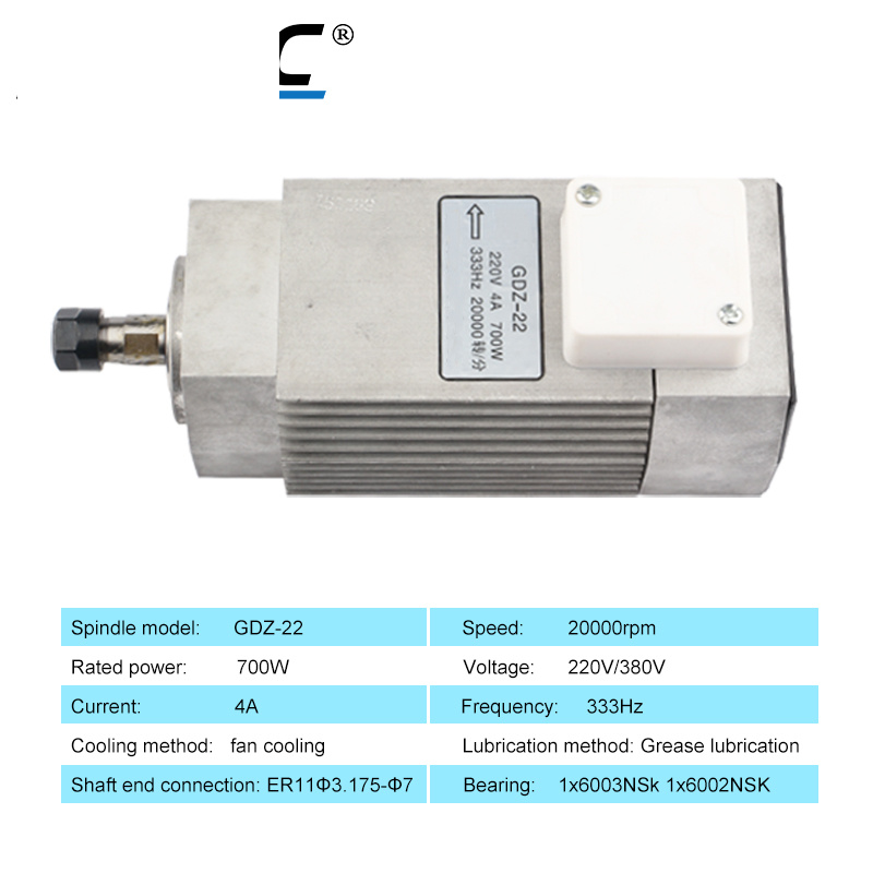 HYCNC Air-cooled Spindle 700W  - Cnc Spindle Motor recension och pris