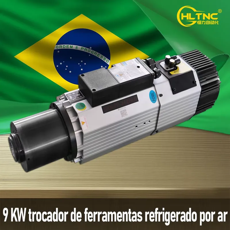AP01 9KW ISO30 Air Cooled ATC  - Cnc Spindle Motor recension och pris